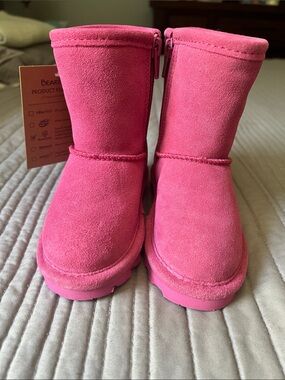 Bear paw 7c Girls Pink Suede Winter Boots